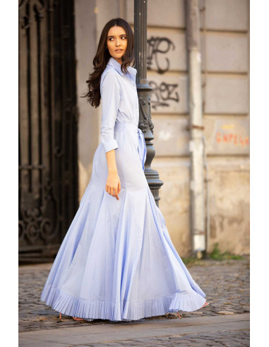 LONG LARGE SHIRT DRESS