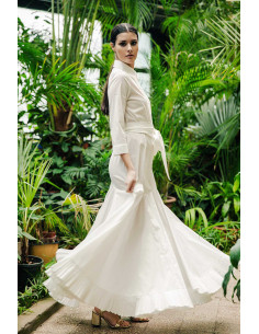 LONG LARGE SHIRT DRESS